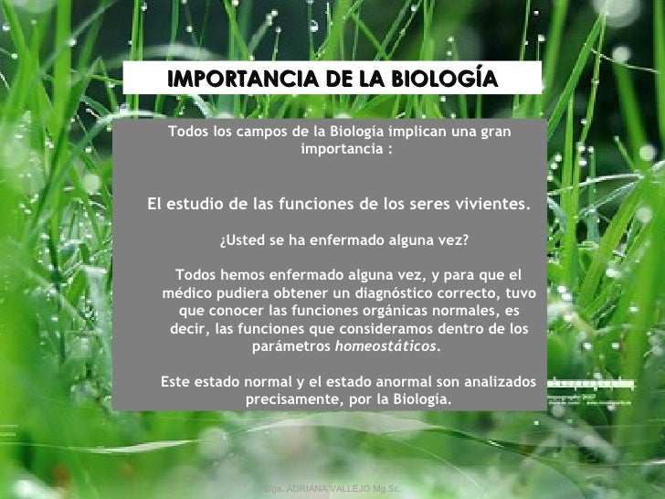 Semana 2 biología concepto e importancia