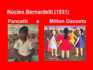 Núcleo Bernardelli (1931)
Pancetti   e     Milton Dacosta
 