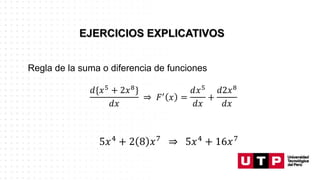 Regla de la suma o diferencia de funciones
 