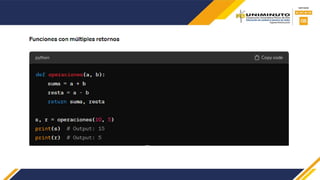 funciones python ejemplo para utilizar en | PPTX