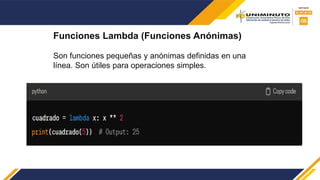 funciones python ejemplo para utilizar en | PPTX