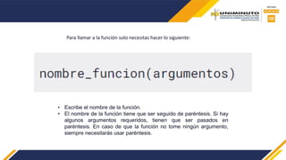 funciones python ejemplo para utilizar en | PPTX