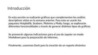 Graficos en el Analisis de Datos con Python | PPTX