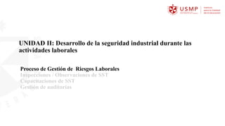 Gestion por procesos aplicada a la seguridad y salud en el trabajo | PDF