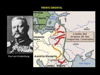 FRENTE ORIENTAL




Paul von Hindenburg
 