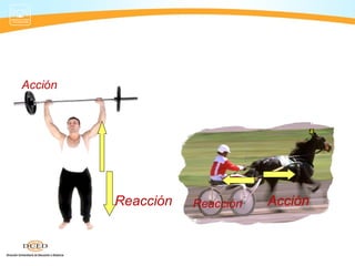 Acción
Reacción AcciónReacción
 