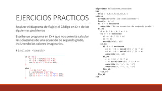 Fundamentos de Programación: Algoritmos y Estructuras Selectivas en C++ ...