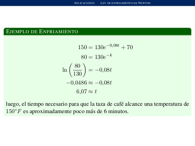 Aplicaciones De Las Edo De Primer Orden
