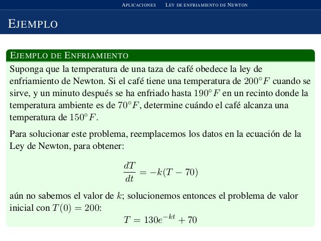 Aplicaciones De Las Edo De Primer Orden