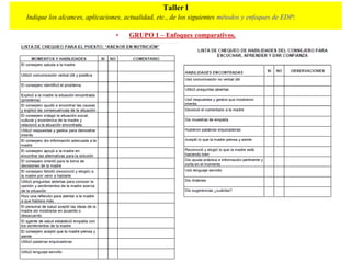 Taller I
Indique los alcances, aplicaciones, actualidad, etc., de los siguientes métodos y enfoques de EDP:

                                •    GRUPO 1 – Enfoques comparativos.
 
