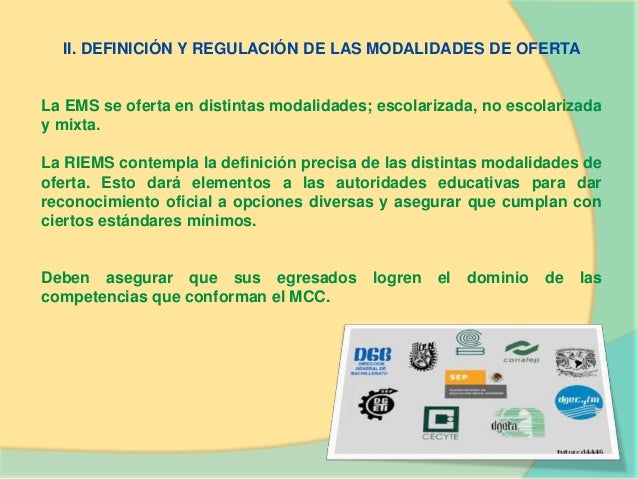 ejes de la RIEMS