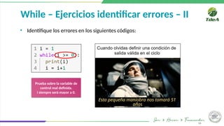 SEMANA 5 CICLOS WHILE en python con ejemplos y ejercicios | PPTX
