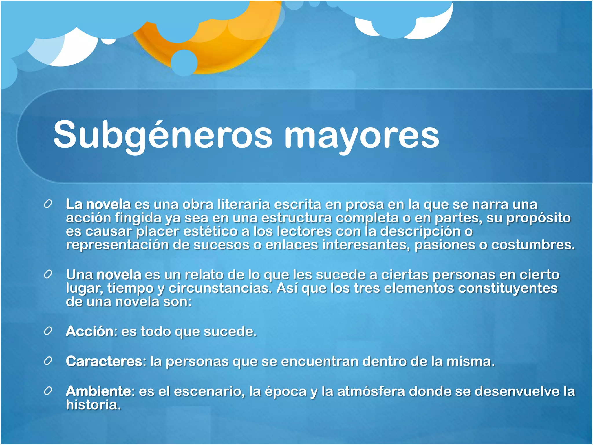 Semana 5: Subgéneros Narrativos | PDF