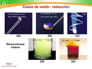 Casos de oxido - reducción
 