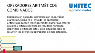 presentacion sobre operadores en java y su uso. | PPTX