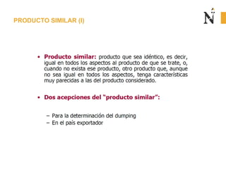 PRODUCTO SIMILAR (I)
 