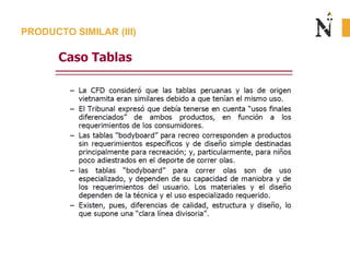 PRODUCTO SIMILAR (III)
 