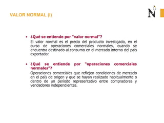 VALOR NORMAL (I)
 