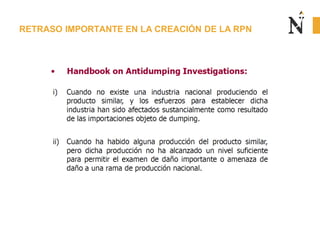 RETRASO IMPORTANTE EN LA CREACIÓN DE LA RPN
 