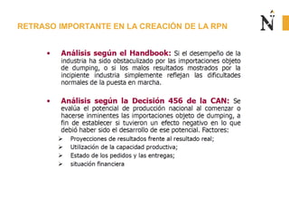 RETRASO IMPORTANTE EN LA CREACIÓN DE LA RPN
 