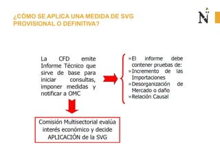 ¿CÓMO SE APLICA UNA MEDIDA DE SVG
PROVISIONAL O DEFINITIVA?
 