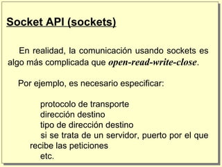 Semana 8 api de socket | PPT