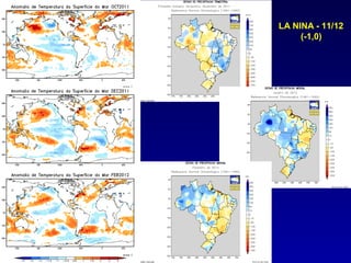 LA NINA - 11/12
     (-1,0)
 