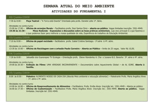 Semana Atual Do Meio Ambiente Fund I