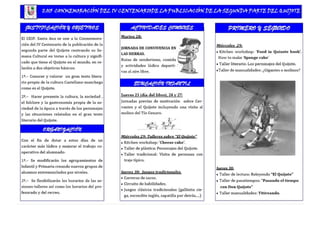 Semana cultural 2015