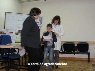 A carta de agradecimento