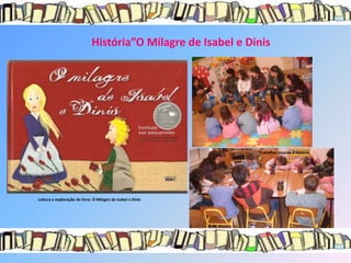 História”O Milagre de Isabel e Dinis




                                                               Trabalhos alusivo á história




Leitura e exploração do livro: O Milagre de Isabel e Dinis
 