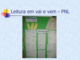 Leitura em vai e vem - PNL 