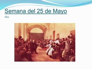 Semana del 25 de Mayo
1810
 