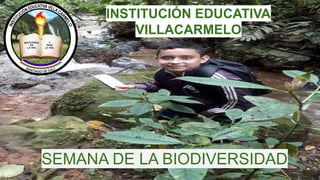 SEMANA DE LA BIODIVERSIDAD
INSTITUCIÓN EDUCATIVA
VILLACARMELO
 