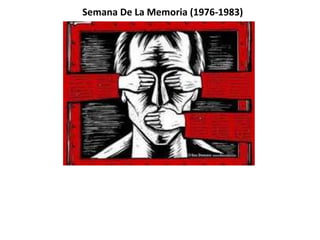 Semana De La Memoria (1976-1983)
 