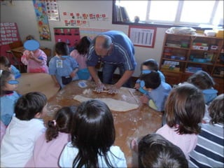 Semana dos avós com o avô da celina