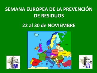 Semana Europea de Prevención de Residuos. IES Asta Regia