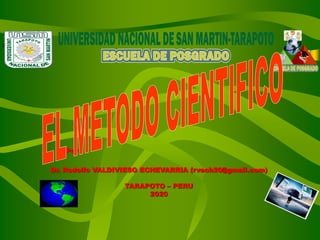 Por:
Dr. Rodolfo VALDIVIESO ECHEVARRIA (rvech20@gmail.com)
TARAPOTO – PERU
2020
DO
 