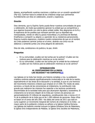 Semana oracion por la unidad de los cristianos | PDF