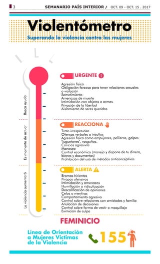 ------------------------------------------------------------------------------------------------------------------------------
3			 SEMANARIO PAÍS INTERIOR / OCT. 09 - OCT. 15 . 2017
 
