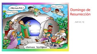 Juan 20, 1-9
Domingo de
Resurrección
 