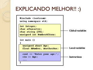 EXPLICANDO MELHOR!! :)
 