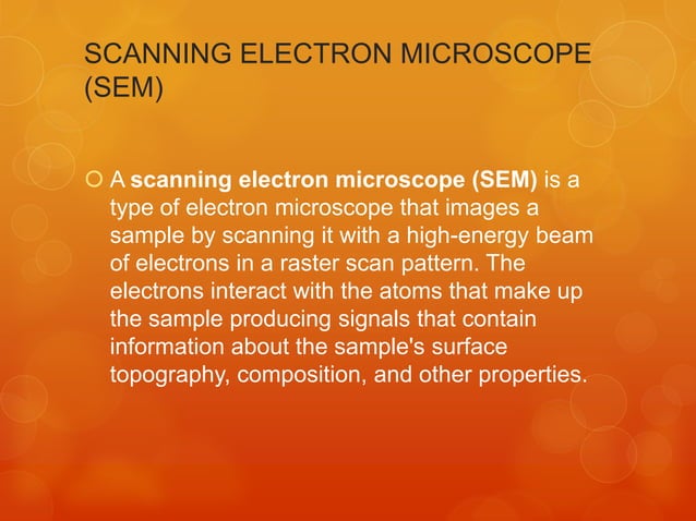 Sem and tem | PPT