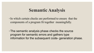 Semantics analysis | PPTX
