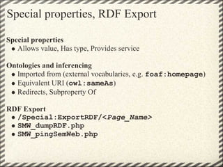 Semantic Media Wiki & Semantic Forms