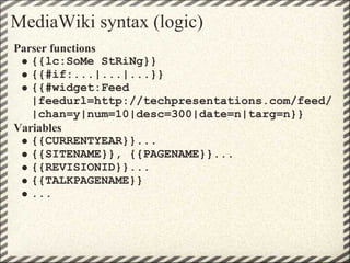 Semantic Media Wiki & Semantic Forms