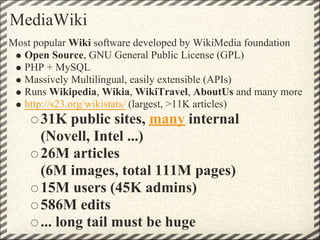 Semantic Media Wiki & Semantic Forms