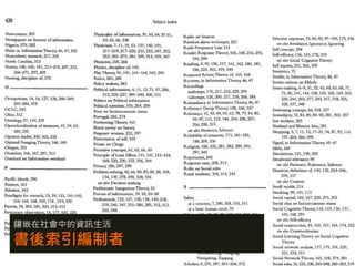 鑲嵌在社會中的資訊生活
書後索引編制者
 