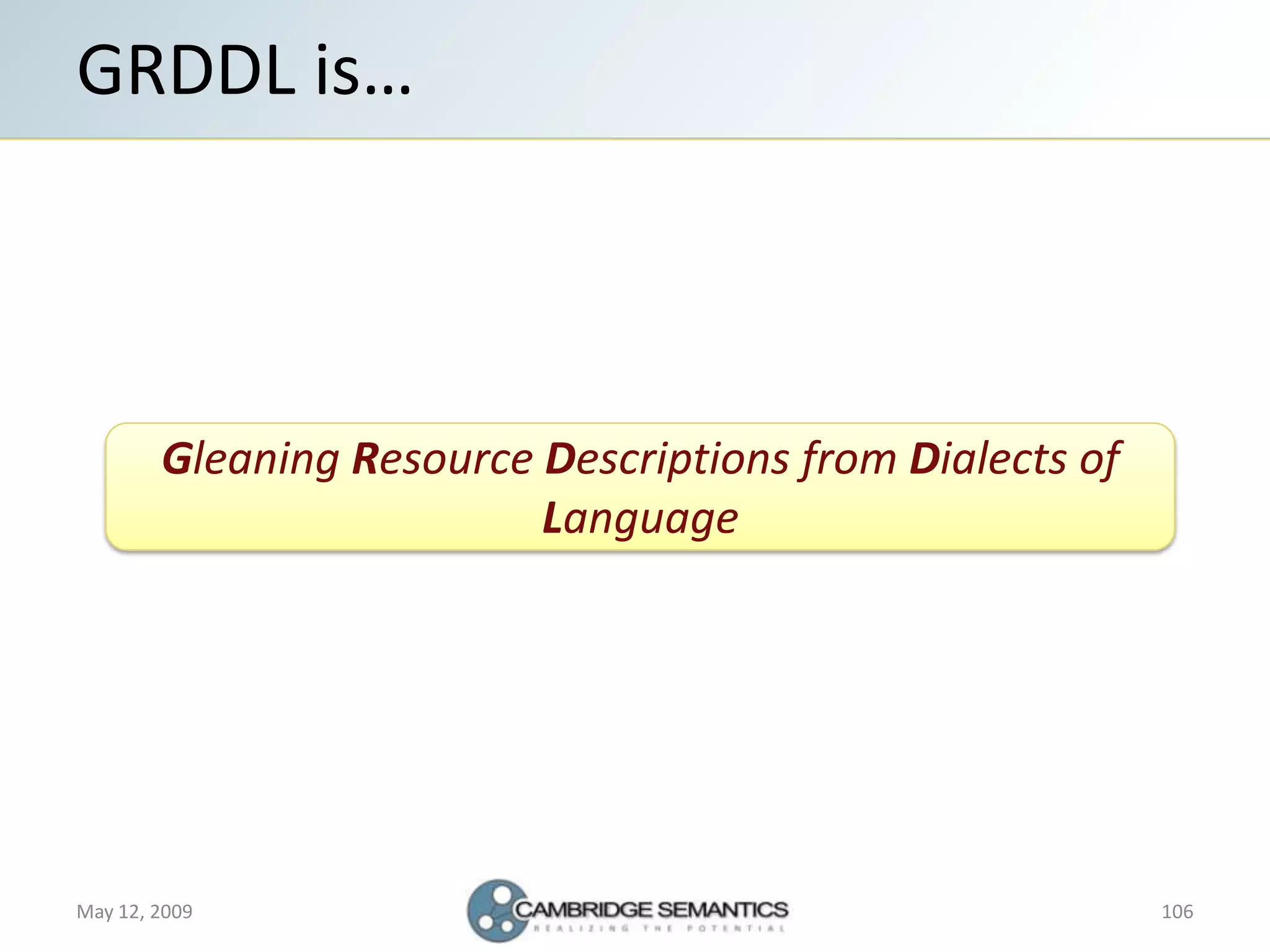 Semantic Web Landscape 2009