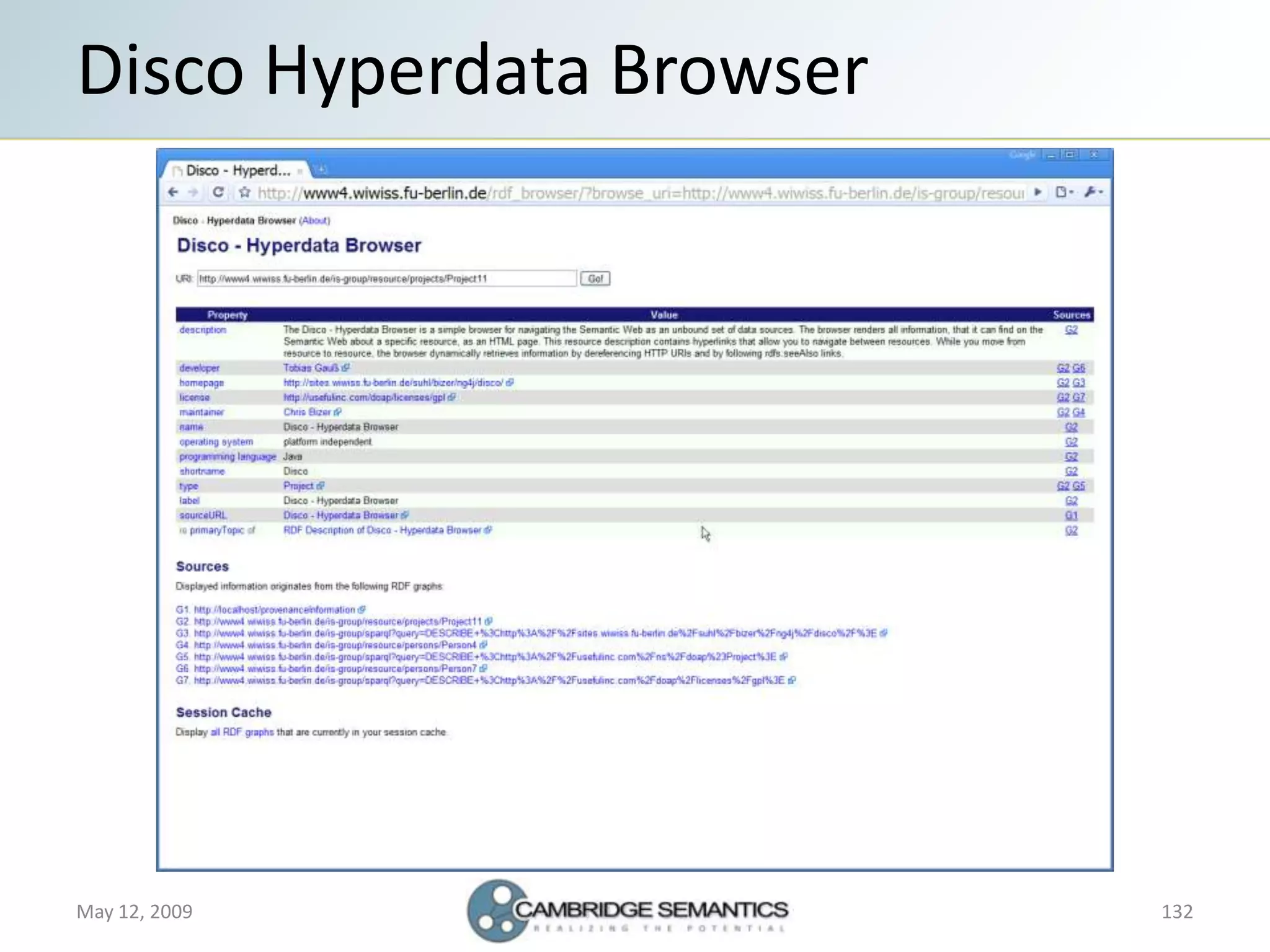 Semantic Web Landscape 2009